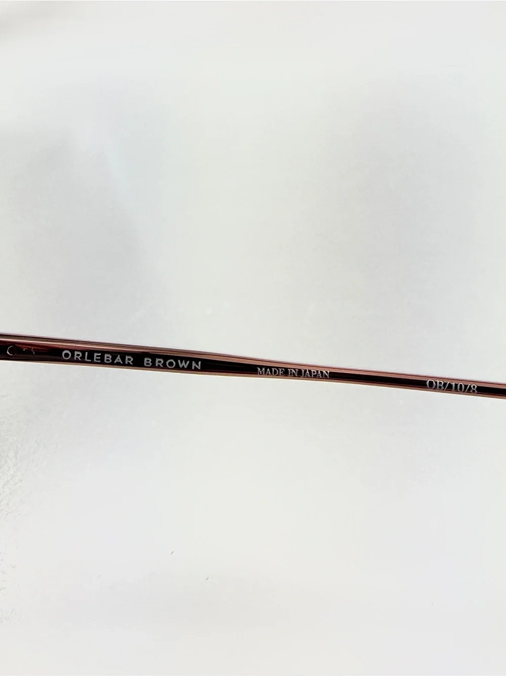 NWT Orlebar Brown x Linda Farrow Aviator Sunglasses OB10 C8 Rose Gold Full Set